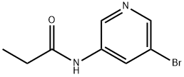 N-(5-溴吡啶-3-基)丙酰胺 结构式