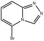 5-溴[4,3-A]吡啶并[1,2,4]三氮唑 结构式