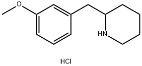 2-(3-Methoxy-benzyl)-piperidine hydrochloride 结构式