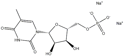 5-甲基尿苷-5‘-单磷酸 结构式