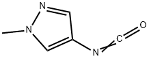 4-ISOCYANATO-1-METHYL-1H-PYRAZOLE 结构式