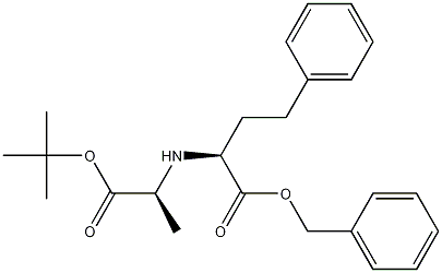 N-[1-(S)-Benzyloxycarbonyl-3-phenylpropyl]-L-alanine tert-Butyl Ester 结构式