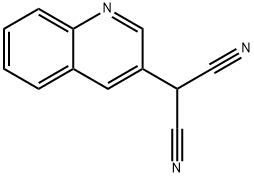3-Quinolinylmalononitrile 结构式