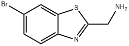 6-溴苯并[D]噻唑-2-甲胺 结构式