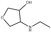 4-(乙氨基)四氢-3-羟基呋喃 结构式