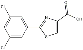 2-(3,5-Dichlorophenyl)thiazole-4-carboxylic acid 结构式