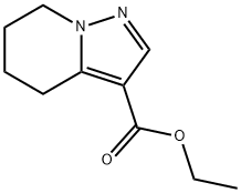 4,5,6,7-四氢吡唑并[1,5-A]吡啶-3-羧酸乙酯 结构式