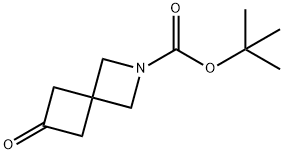 6-氧代-2-氮杂螺[3.3]庚烷-2-羧酸叔丁酯 结构式