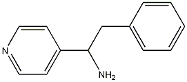 2-PHENYL-1-(4-PYRIDINYL)ETHANAMINE 结构式