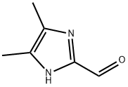 4,5-二甲基-1H-咪唑-2-甲醛 结构式