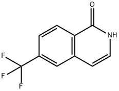 1-羟基6-三氟甲基异喹啉 结构式