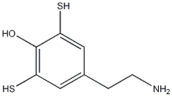3,5-Dimercaptotyramine HydrochlorideDiscontinued 结构式