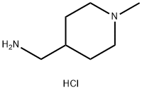 1-甲基-4-哌啶甲胺二盐酸盐 结构式