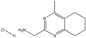 5,6,7,8-四氢-4-甲基-2-喹唑啉甲胺盐酸盐 结构式