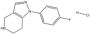 1-(4-Fluorophenyl)-4,5,6,7-tetrahydro-1H-pyrazolo[4,3-c]pyridinehydrochloride