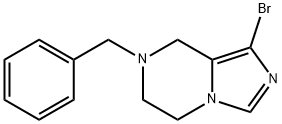 7-苄基-1-溴-5,6,7,8-四氢咪唑并[1,5-A]吡嗪 结构式