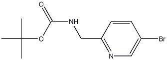 (5-Bromopyridin-2-ylmethyl)carbamic acid tert-butyl ester 结构式