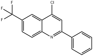 4-Chloro-2-phenyl-6-trifluoromethylquinoline 结构式