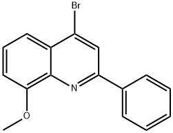 4-Bromo-8-methoxy-2-phenylquinoline 结构式