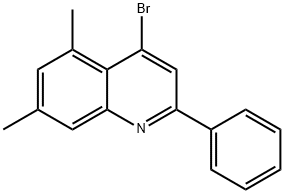 4-Bromo-5,7-dimethyl-2-phenylquinoline 结构式