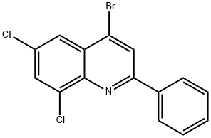 4-Bromo-6,8-dichloro-2-phenylquinoline 结构式