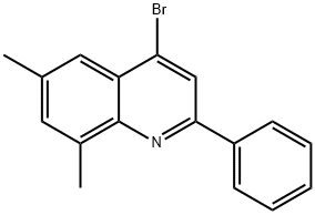 4-Bromo-6,8-dimethyl-2-phenylquinoline 结构式