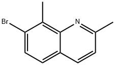 7-Bromo-2,8-dimethylquinoline 结构式