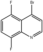 4-Bromo-5,8-difluoroquinoline 结构式