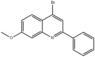 4-Bromo-7-methoxy-2-phenylquinoline 结构式