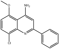 4-Amino-8-chloro-5-methoxy-2-phenylquinoline 结构式