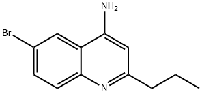 4-Amino-6-bromo-2-propylquinoline 结构式