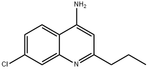 4-Amino-7-chloro-2-propylquinoline 结构式