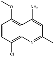 4-Amino-8-chloro-5-methoxy-2-methylquinoline 结构式