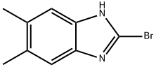 2-BROMO-5,6-DIMETHYL-1H-BENZIMIDAZOLE 结构式