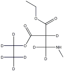 Di--carbethoxyethyl-d8-methylamine 结构式