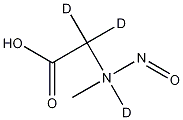 N-亚硝基肌氨酸-D3 结构式