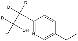 5-Ethyl-2-pyridine Ethanol-D4 结构式