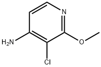 3-氯-2-甲氧基-4-氨基吡啶 结构式