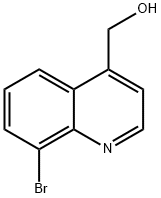 8-溴-4-喹啉甲醇 结构式