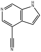 1H-吡咯并[2,3-C]吡啶-4-甲腈 结构式