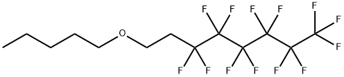 1,1,1,2,2,3,3,4,4,5,5,6,6-十三氟-8-(戊氧基)辛烷 结构式