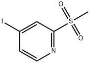 4-碘-2-甲砜基吡啶 结构式