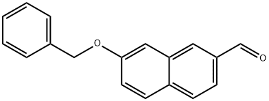 7-(benzyloxy)-2-naphthaldehyde 结构式