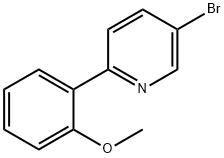 5-溴-2-(2-甲氧苯基)吡啶 结构式