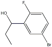 1-(5-溴-2-氟苯基)丙-1-醇 结构式