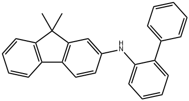 N-[1,1'-联苯]-2-基-9,9-二甲基-9H-芴-2-胺 结构式