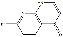 7-溴-1,8-萘啶-4(1H)-酮 结构式