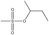 Methanesulfonic acid, 1-methylpropyl ester, (+-)- 结构式