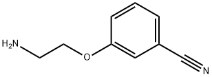 3-(2-氨基乙氧基)苯腈 结构式