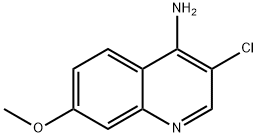 4-Amino-3-chloro-7-methoxyquinoline 结构式